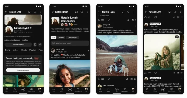 Youtube presenterar Communities med forumliknande diskussioner