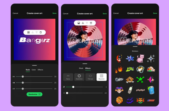Spotify får inbyggt verktyg för att skapa omslag