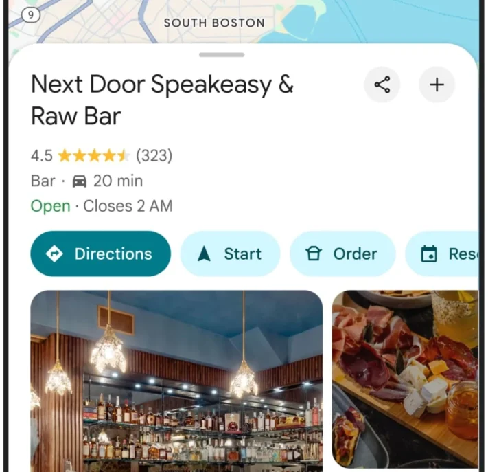 Google ändrar accentfärgen i Maps från blå till blågrön