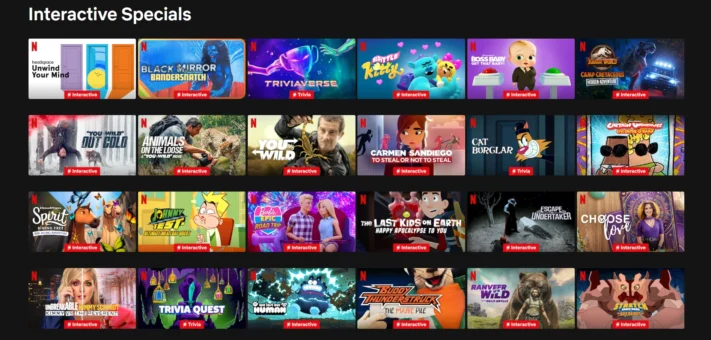 Netflix tar bort 20 av 24 interaktiva berättelser