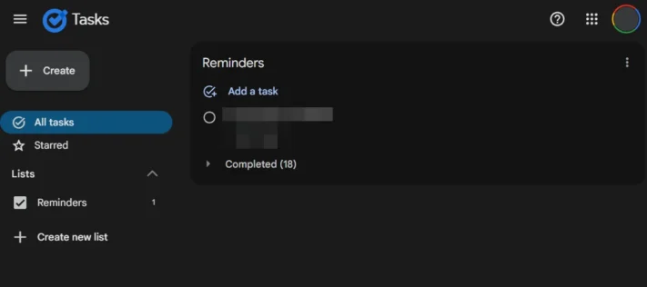 Googles påminnelse-app Tasks får egen hemsida