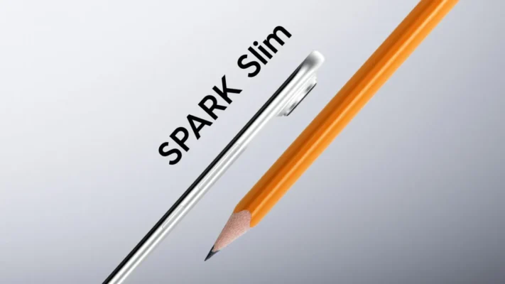 Tecno Spark Slim är tunn utan att tumma på batteriet