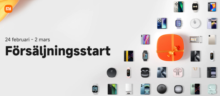 Xiaomi öppnar officiell webbutik i Sverige