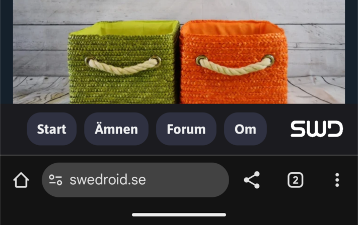 Chrome låter oss äntligen flytta ned adressfältet