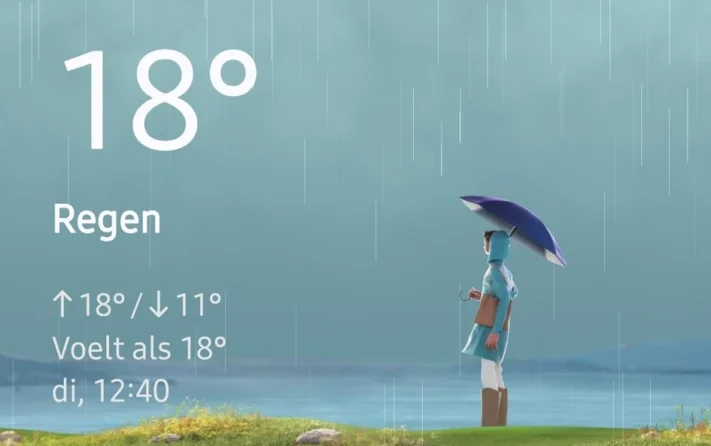 One UI 8 ändrar designen för Samsungs väderapp