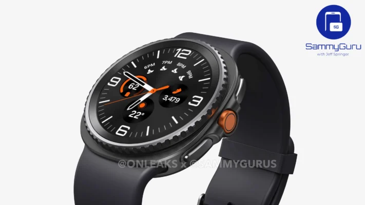 Renderade bilder visar Galaxy Watch 8-seriens nya design