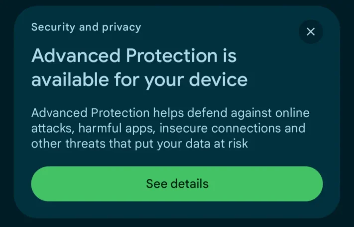 Så här fungerar Androids nya avancerade skydd