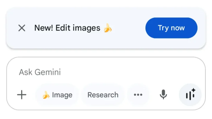 Googles realistiska bildredigering har lockat tio miljoner nya användare till Gemini