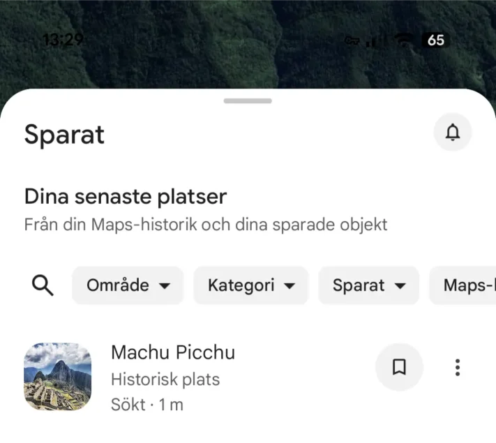 Google Maps erbjuder nytt sätt att se besökta platser