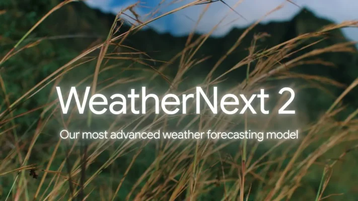 Googles väderprognoser förbättras genom Weather Next 2