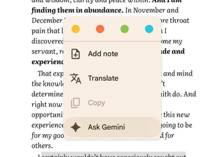 Gemini kommer kunna svara på frågor om böcker i Play Books