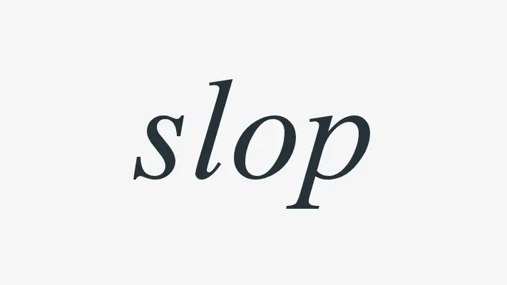 Merriam-Webster utser ”slop” till årets ord