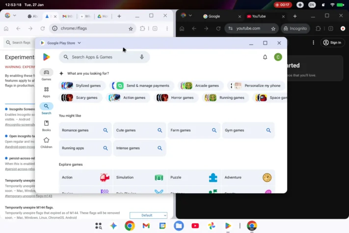 Videor visar Android för PC