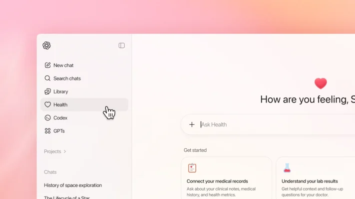 Open AI vill att Chat GPT ska komplettera din läkare, lanserar hälsofunktion